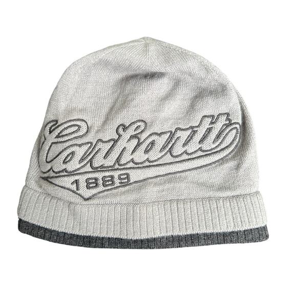 Carhartt Beanie Hat Gray One Size Fit All - Picture 1 of 5